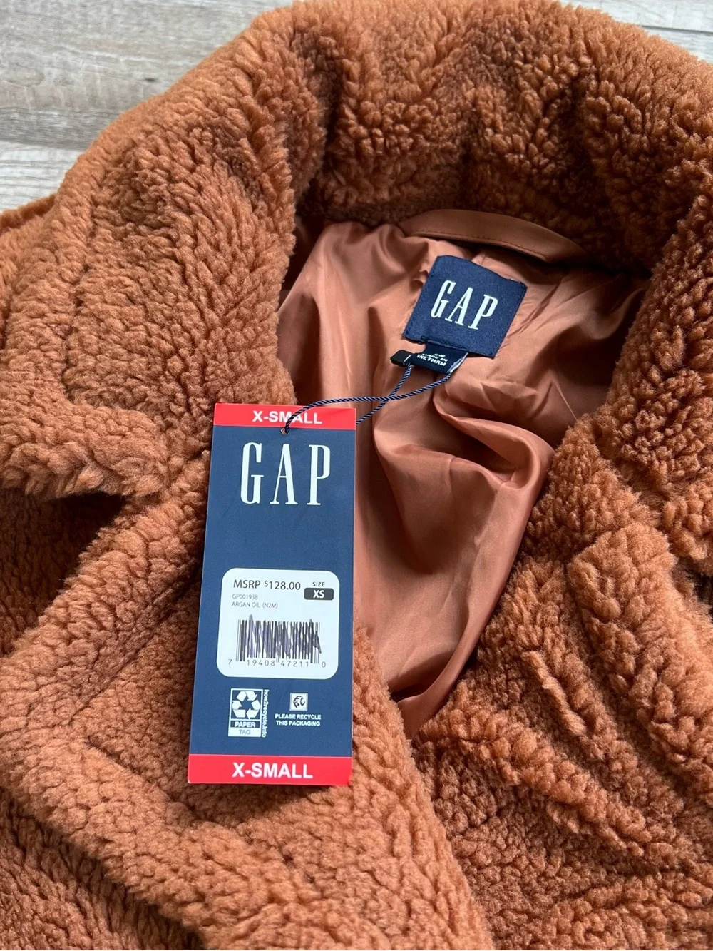 NWT Gap Ladies Sherpa Jacket - Picture 7 of 11